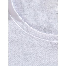 Camiseta Masculina com Estampa de Boston - 100% Algodão Gola Redonda com Gráfico Ousado 