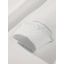 Moleskine Inspiracional Cristão para Homens, 100% Algodão, Casaco Frouxo com Capuz, Tecido de Malha com Leve Esticamento, com Bolso Canguru, para Todas as Estações
