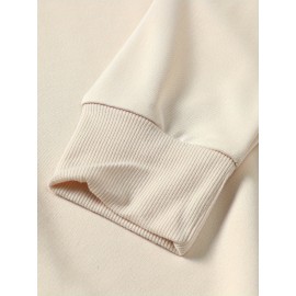 Moletom estampado com padrão criativo de urso com zíper, moletom de mangas compridas com capuz e gola redonda, casual e fashion, ideal para usar na primavera e outono, confortável e respirável.