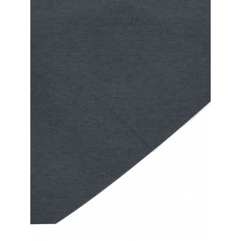 Moletom Casual Masculino com Estampa de Letras na Moda - Mistura de Algodão Aconchegante, Lavável à Máquina, Perfeito para Uso Externo no Outono & Inverno