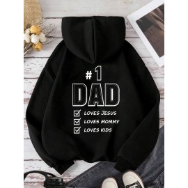 Pai, Camisola Casual com Capuz para Mulheres, Cor Sólida, Capuz Solto, Adequada para Primavera, Verão e Outono