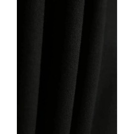 Moletom Masculino com Capuz Preto e Estampa Branca - Mistura de Algodão-Poliéster, Bolso Canguru, Ajuste Regular, Textura Média, Conforto para Todas as Estações, Lavável na Máquina, Moda Streetwear, Estilo Esportivo, Construção Durável, Moletom Casual, Te