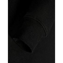 Moletom masculino básico de cor sólida, novo na moda, versátil e confortável, adequado para o outono, inverno e primavera, ideal para esportes diários, com bolso e capuz para uso casual ao ar livre.
