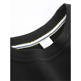 Camiseta confortável de manga longa versátil para homens, top casual para primavera outono, roupas masculinas para atividades ao ar livre