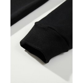 Moletom com capuz masculino solto, feito de mistura de algodão, com bolso, casaco para outono e inverno, adequado para uso no outono e inverno. Roupas esportivas, ideais para presentes de feriado, presentes preferidos.