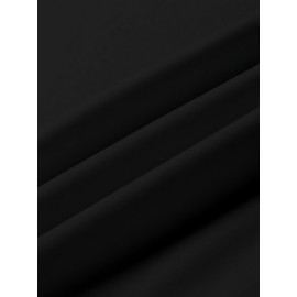Moletom com Capuz Masculino Preto e Estampa Geométrica - Moletom de Poliéster Macio de Manga Comprida com Capuz Ajustável por Cordão, Bolso Canguru Espaçoso e Conforto para Vestuário Casual Urbano