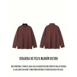 Moletom de lã masculino Derong: Mantenha-se aquecido e confortável durante todo o inverno em nosso moletom de lã masculino Derong. Perfeito para sobreposição ou para usar sozinho.