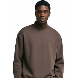 Moletom de lã masculino Derong: Mantenha-se aquecido e confortável durante todo o inverno em nosso moletom de lã masculino Derong. Perfeito para sobreposição ou para usar sozinho.