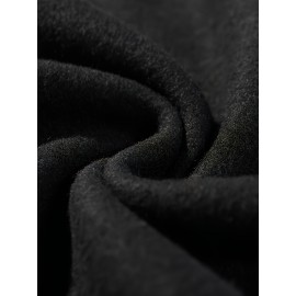 Mensagem Inspiradora de Fé para Homens, Blazer de Mistura de Algodão, Estilo Casual, Ajuste Regular, com Capuz, com Bolso Frontal, Impressão Digital 