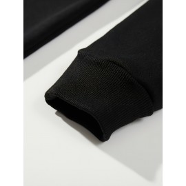 Mensagem Inspiradora de Fé para Homens, Blazer de Mistura de Algodão, Estilo Casual, Ajuste Regular, com Capuz, com Bolso Frontal, Impressão Digital 