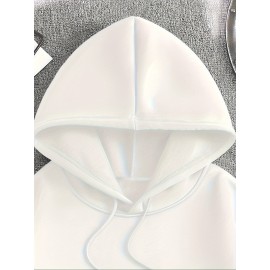 Camisola com capuz estampada de galáxias para outono/inverno masculino, forro de Terry francês, poliéster, tecido de tricô não elástico, ajuste solto com detalhe de bolso, estilo casual desportivo com capuz