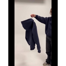 Sweatshirt unissex com capuz, confortável e clássico, perfeito para homens e mulheres. Com um design de algodão engrossado, é ideal para desportos e atividades ao ar livre.
