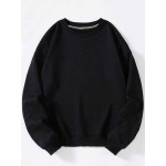 Suéteres confortáveis de manga comprida para homens, versáteis para casa, casual, moda, trabalho, esportes e atividades ao ar livre, ideais para presentear no outono e inverno.