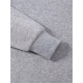Suéteres confortáveis de manga comprida para homens, versáteis para casa, casual, moda, trabalho, esportes e atividades ao ar livre, ideais para presentear no outono e inverno.