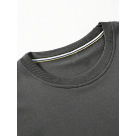 Lazer, Moda, Comutação Versátil, Esportes, Capuz Confortável de Manga Comprida Versátil para Homens, Imprimido Macio, Primavera e Outono, Tops Casuais, Roupas de Exterior para Homens