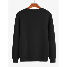 Lazer, Moda, Comutação Versátil, Esportes, Capuz Confortável de Manga Comprida Versátil para Homens, Imprimido Macio, Primavera e Outono, Tops Casuais, Roupas de Exterior para Homens