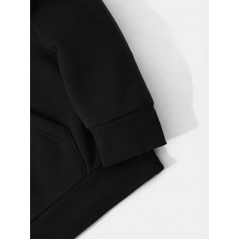 Moletom casual leve para homens para a primavera e o outono, estiloso e jovem.
