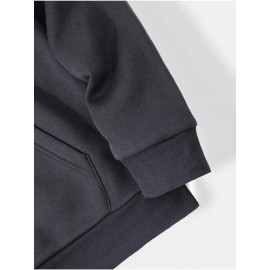 Imprima, Moletom casual e aconchegante para homens, Moletom com capuz de manga comprida na moda, Top versátil casual para outono inverno
