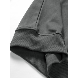 Estrela Brilhante Impressa Roupa de Rua Camisola de Pescoço Impressa, Roupa Desportiva Diária ao Ar Livre para Homem, Simples e Bonito, Tecidos Confortáveis e Quentes, Lazer em Casa, Joker de Deslocação.