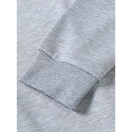 Faça o Céu Lotado, Estilo de Rua, (Fibra de Poliéster Poliéster) Suéter de Manga Longa e Gola Redonda Fashionável para Homens, Apropriado para Esportes ao Ar Livre, Apropriado para Outono e Inverno