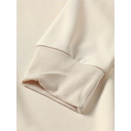 Faça o Céu Lotado, Estilo de Rua, (Fibra de Poliéster Poliéster) Suéter de Manga Longa e Gola Redonda Fashionável para Homens, Apropriado para Esportes ao Ar Livre, Apropriado para Outono e Inverno