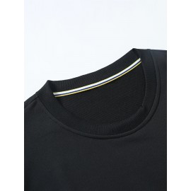 Faça o Céu Lotado, Estilo de Rua, (Fibra de Poliéster Poliéster) Suéter de Manga Longa e Gola Redonda Fashionável para Homens, Apropriado para Esportes ao Ar Livre, Apropriado para Outono e Inverno
