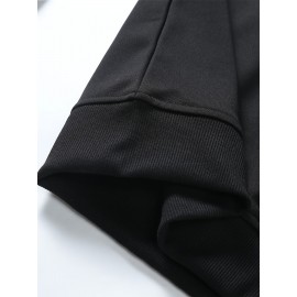 Faça o Céu Lotado, Estilo de Rua, (Fibra de Poliéster Poliéster) Suéter de Manga Longa e Gola Redonda Fashionável para Homens, Apropriado para Esportes ao Ar Livre, Apropriado para Outono e Inverno