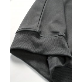 Faça o Céu Lotado, Estilo de Rua, (Fibra de Poliéster Poliéster) Suéter de Manga Longa e Gola Redonda Fashionável para Homens, Apropriado para Esportes ao Ar Livre, Apropriado para Outono e Inverno