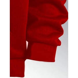 Jaqueta de Moletom com Zíper para Homens - Ajuste Esportivo Casual, Manga Longa e Punhos Elásticos, Cor Sólida, Ideal para Academia, Roupas ao Ar Livre, Design Minimalista, Material Confortável, Estilo Ativo