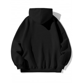 Moletom com tema de carro da bandeira americana para mecânicos, ideal para o outono e inverno. Confortável e macio, com capuz, cordão e bolsos.