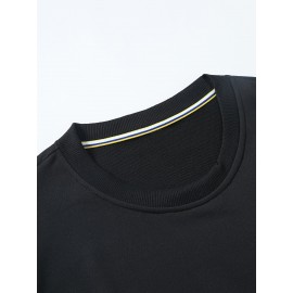 Personalização gratuita direto da fábrica: Moletom com capuz grosso de 450g personalizado com gola redonda para roupas de família, grupo, turma e empresa. Personalização de presentes com imagens/textos/fotos.