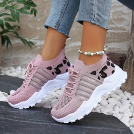 Tenis Esportivos Femininos Respiráveis - Sapatilhas Leves Multifuncionais com Amortecimento Elástico no Tornozelo, Suporte Estável e Solado de Borracha Macio - Design Baixo com Cadarço Branco & Preto para Corrida, Caminhada, Trabalho e Casual, Calçados pa