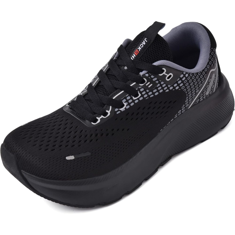 Sapatos com Caixa de Dedo Larga para Mulheres, Tênis Atléticos de Plataforma Zero Drop e Sapatos de Corrida Largos