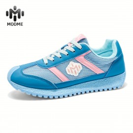 O novo estilo de verão das sapatas casuais femininas destaca uma parte superior em tecido e sola em PVC que é antiderrapante e resistente ao desgaste. São leves, respiráveis, fashionáveis e casuais, com cores vibrantes. Vamos usá-las juntas no verão.