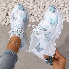 Compre com Facilidade Tamanhos Grandes! Sapatilhas Esportivas de Malha Tricotada para Mulheres, Leves e Macias. Disponíveis em Várias Cores, Ideais para Esporte e Dia a Dia