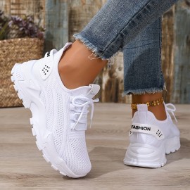 Verão Nova Chegada Mulheres Tênis de Corrida de Malha para Todas as Estações - Ultra-Breathable Leve Low-Top com Sola de Conforto Macio | Tênis de Verão para Exterior Lavável à Mão