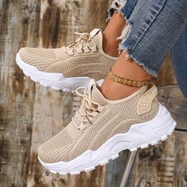 Verão Nova Chegada Mulheres Tênis de Corrida de Malha para Todas as Estações - Ultra-Breathable Leve Low-Top com Sola de Conforto Macio | Tênis de Verão para Exterior Lavável à Mão