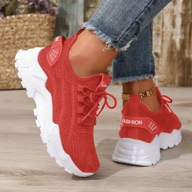 Verão Nova Chegada Mulheres Tênis de Corrida de Malha para Todas as Estações - Ultra-Breathable Leve Low-Top com Sola de Conforto Macio | Tênis de Verão para Exterior Lavável à Mão