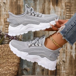 Verão Nova Chegada Mulheres Tênis de Corrida de Malha para Todas as Estações - Ultra-Breathable Leve Low-Top com Sola de Conforto Macio | Tênis de Verão para Exterior Lavável à Mão