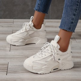 Tenis Femininos Lavanda - Cano Baixo com Cadarço, Sola TPR Acolchoada e Forro de Tecido - Conforto para o Dia Todo, Escritório ou Eventos Formais - Design Antiderrapante e Fácil de Limpar - Sapatos Casuais, Calçados Modernos, Respiráveis
