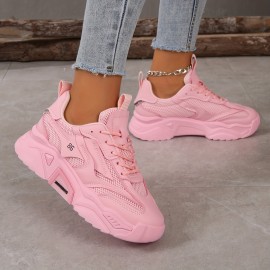 Tenis Femininos Lavanda - Cano Baixo com Cadarço, Sola TPR Acolchoada e Forro de Tecido - Conforto para o Dia Todo, Escritório ou Eventos Formais - Design Antiderrapante e Fácil de Limpar - Sapatos Casuais, Calçados Modernos, Respiráveis