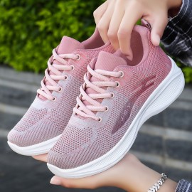 Sapatos de caminhada para mulheres, deslizantes, elegantes, de malha, antiderrapantes, de corredor, de largura extra, respiráveis, casuais, para ginásio, ténis, leves, de moda.