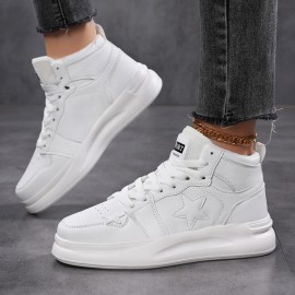 Sapatos desportivos para casal: Modernos, de cano alto, confortáveis, com sola espessa e elevação