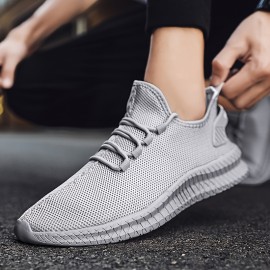Sapatos masculinos respiráveis, leves, esportivos, estilosos, casuais e versáteis, sapatos esportivos