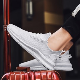 Sapatos masculinos respiráveis, leves, esportivos, estilosos, casuais e versáteis, sapatos esportivos
