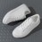 Sneakers Clássicos Masculinos - Sapatos Casuais Confortáveis com Cadarço, Estilo Esportivo Simples, Moda Versátil, Opções em Preto e Branco Disponíveis, Parte Superior em PU e Sola em PVC, Leves e Duráveis para Vestuário Casual