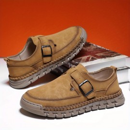 As novas sapatos preguiçosos da estação europeia de, sapatos de pai de tamanho grande para homem, sapatos casuais respiráveis ​​para todas as estações e sapatos de caminhada com sola macia