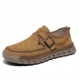 As novas sapatos preguiçosos da estação europeia de, sapatos de pai de tamanho grande para homem, sapatos casuais respiráveis ​​para todas as estações e sapatos de caminhada com sola macia