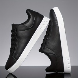Urban Explorer| Tênis de Skate Marrom Vintage Plus Size Masculino - Cano Baixo, Confortáveis, Antiderrapantes e Duráveis com Cadarço e Sola de Borracha Branca para Atividades ao Ar Livre, Sapatos de Todos os Dias|Tênis Versáteis|Solas Duráveis