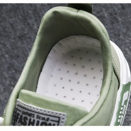 Tênis Esportivos Masculinos de Primavera - Solado Antiderrapante, Design Durável e Resistente ao Desgaste, Cano Baixo em Lona Respirável com Cadarço, Ideal para Looks Casuais e Atividades Leves, Confortáveis, Forro Interno em Tecido